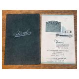(2) Stanley Steam Car Sales Literature