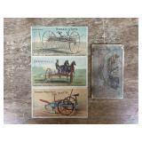 (2) Fuller & Johnson Trade Card + Keystone Notebook