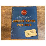 1938 Studebaker Inside Facts Sales Literature