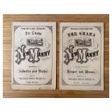 (2) The Hall Steam Engine Co. Sales Literature - English + German