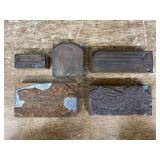 (5) Deering Printers Blocks