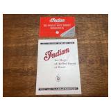 (2) Indian Motorcycle Sales Literature