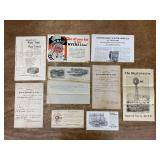 (9) Windmill, Pump, Water Tank Literature