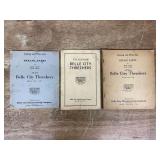 (3) Belle City Mfg Co. Thresher Manuals