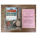 (2) Ottawa Mfg. Co. Wood Sawing Encyclopedia +  Instruction Book