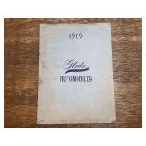 1909 Glide Automobiles Catalog