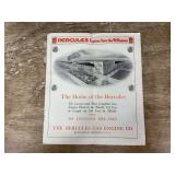 Hercules Gas Engine Co. Sales Literature
