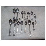 (16) Plated Collection Spoons
