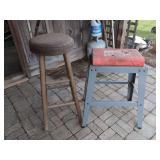 (2) Stools - Torin Big Red