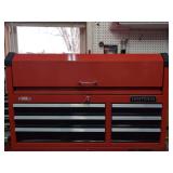 CRAFTSMAN 2000 Series 41-in W x 24.5-in H x 16-in D 6 -Drawer Steel Tool Chest ( Red and Black ) with contents included