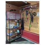 Garage Lot - Adjustable Shelving and Wall Contents