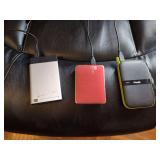 (3) Portable Hard drives - 2TB , 320 GB