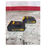 2 - Dewalt DCB201 Batteries
