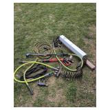Hoses and Pressure Washer Sprayers Lot