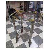 (1) Rolling Cart 32" Tall