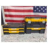 3 - Dewalt Stackable Units and Contents