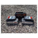(3) Lithium 20V Batteries for Black and Decker