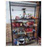 Black Shelf with Contents - 6