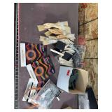 Brushes,scuff pads, stripe tape