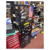 62 inch tall filing cabinet with contents. Most of the manuals will be removed, however - no key