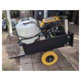 Portable Pressure Washer System - Yardworks Trailer, DeWalt 3300PSI Washer and Fimco Industies Water Tank