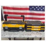 2 - Dewalt Stackables with Plumbing Contents
