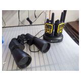 Midland Walkie Talkies and Nikon Lookout Binoculars 10 x 50 6°