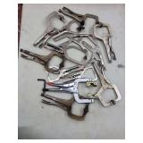 Assorted large Vice Grips Lot