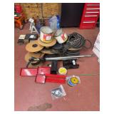 Partial spools of splice and miscellaneous items