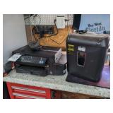 Epson ET-3600 Wifi Printer with Amazon Basics Shredder