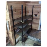 Black Adjustable Storage Rack - 55" x 36" x 13"