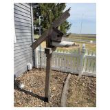 72 inch tall birdhouse sculpture