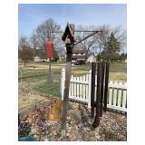 Bird house and wind chimes