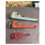 3 Pipe Wrenches