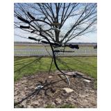 Large piece of custom wall art 74 inches tall