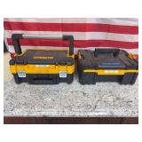 2 - Dewalt Stackable Units with Pellet Gun Contents
