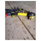 Dewalt Xr and Eager Beaver Chainsaws Lot