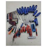 Assorted Screwdrivers and Tools Lot