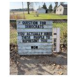 48 inch wide sign and letters