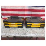 2 - Dewalt Stackable Units with Contents