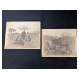 (2) John Deere Experimental Tractor Factory Photos