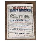 1866 Hubbard Light Mower Print
