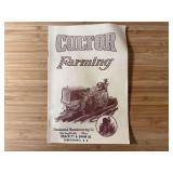 Continental Mfg. Co. Cultor Tractor Sales Literature