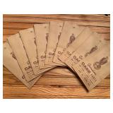 (9) Case Genuine Parts Bags