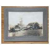 Steam Engine + Thresher Photo