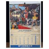1958 McCormick International Calendar - French