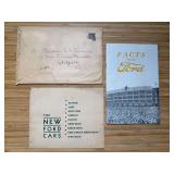 (2) Ford Motor Cars Sales Literature