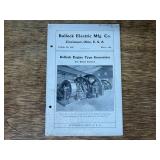 1903 Bullock Electric Mfg. Co. Bulletin