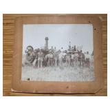 Steam Engine + Thresher Photo