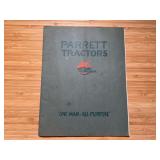 1919 Parrett Tractor Co. Catalog